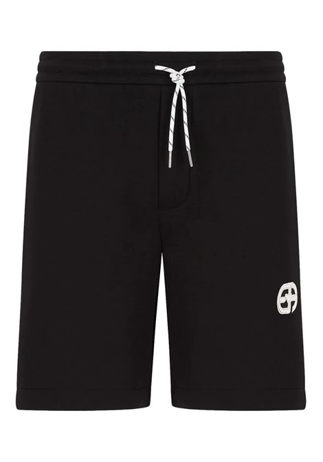 Double jersey bermuda shorts with r-EAcreate logo EMPORIO ARMANI | Shorts | 3L1PFU 1JHSZ0999